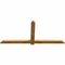 Ekena Millwork Eugene Rough Sawn Timber Gable Bracket, Western Red Cedar, 72"W x 33"H x 2"D x 4"F, 11/12 Pitch GBW072X33X0204EUG00RWR - alternate 2